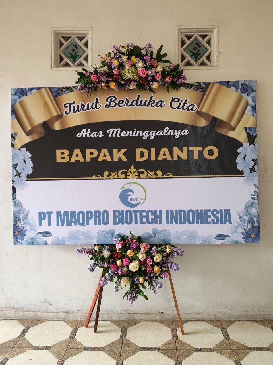 Papan Bunga Duka Cita 4